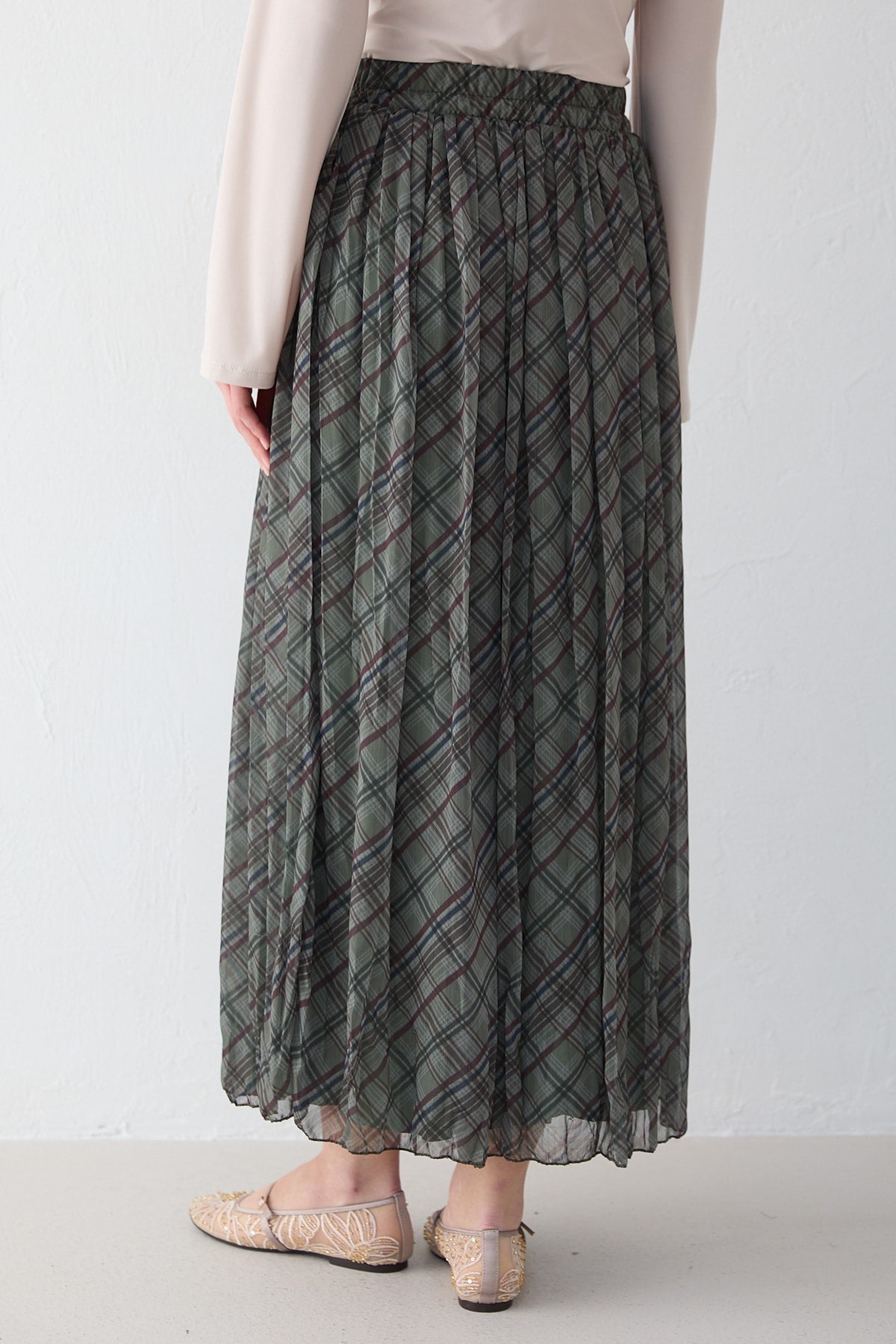 Desenli Etek 32-2749