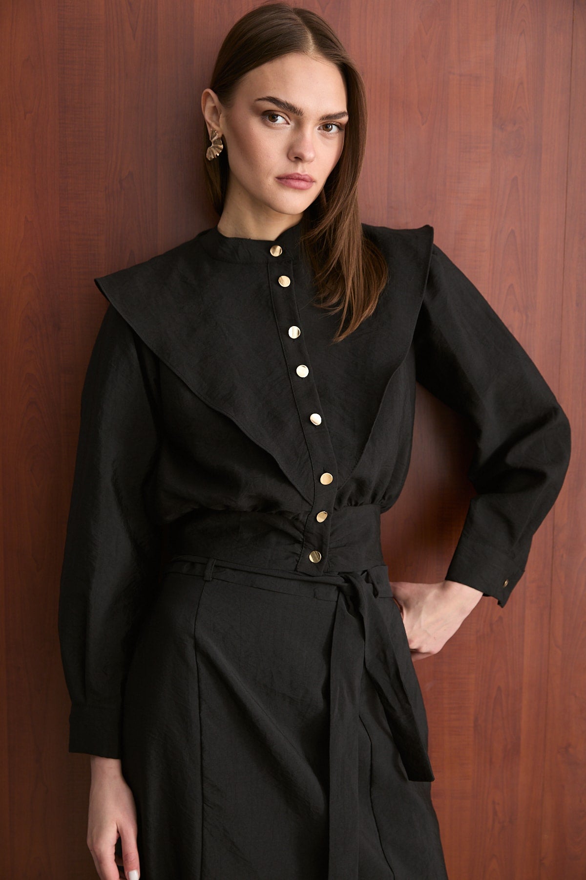 Düğmeli Bomber Ceket 32-2778