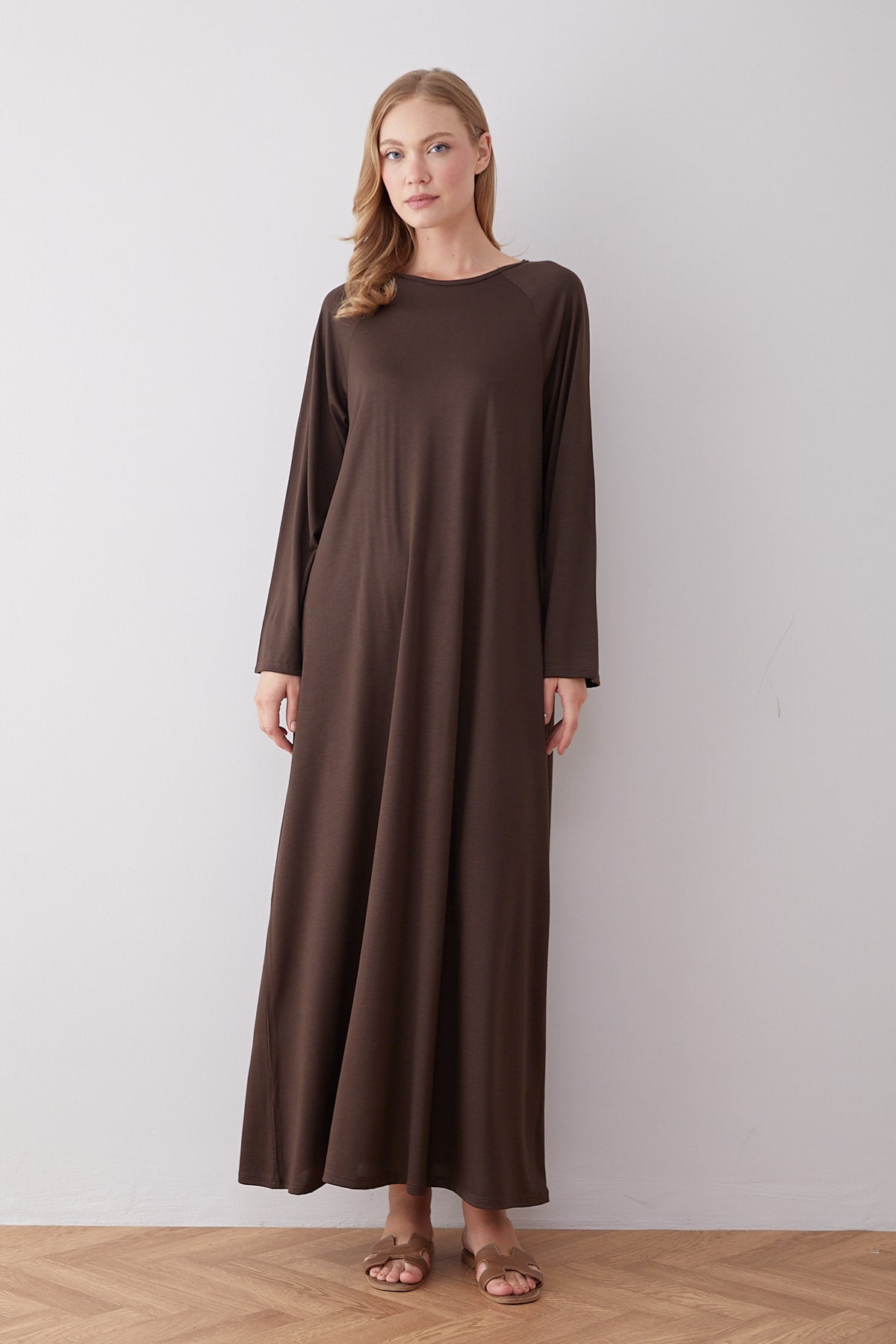 Kuşaklı Elbise 68-6402