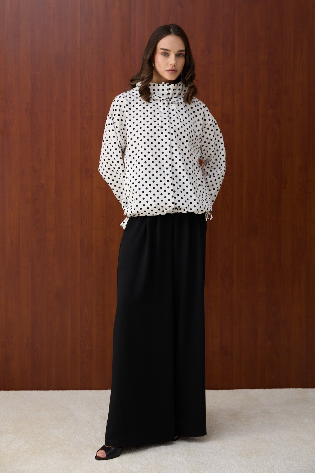 Puantiye Poplin Kap 32-2818