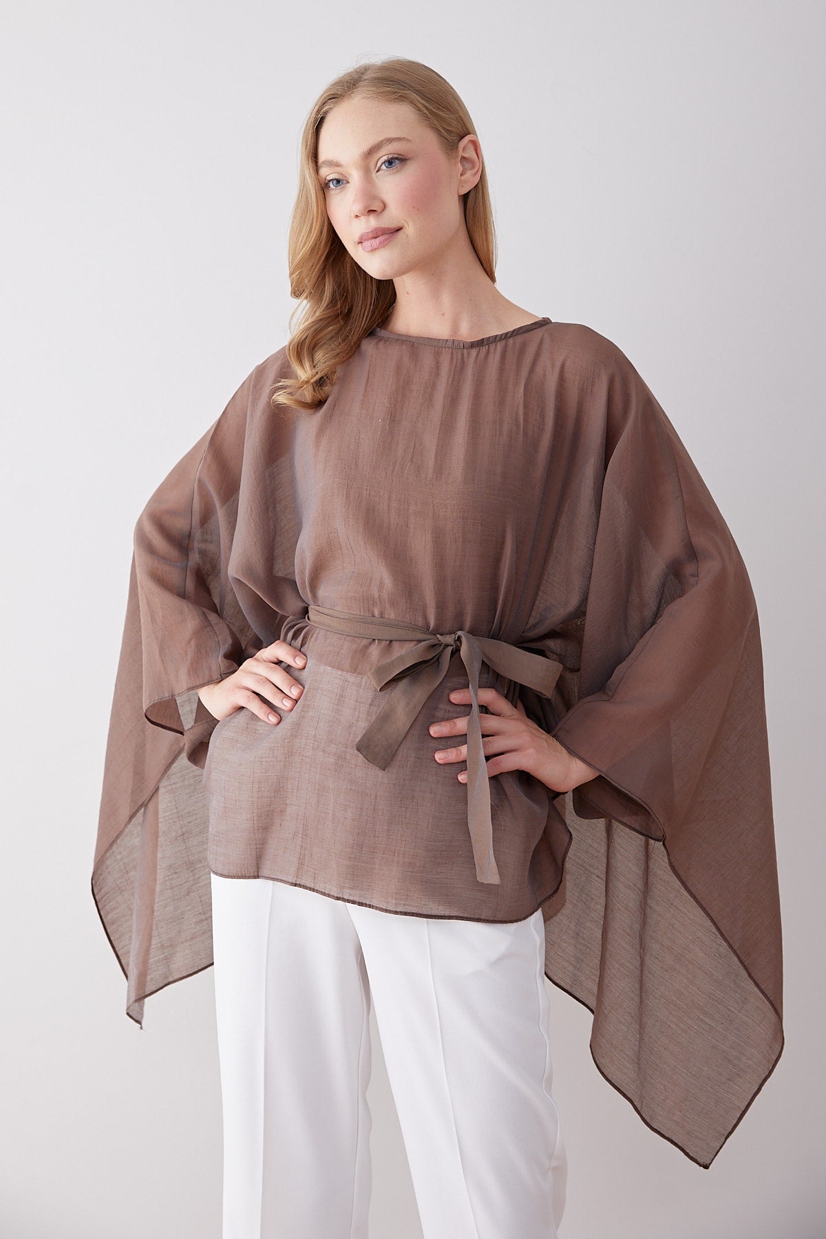 Tül Pelerin Tunik 32-2917