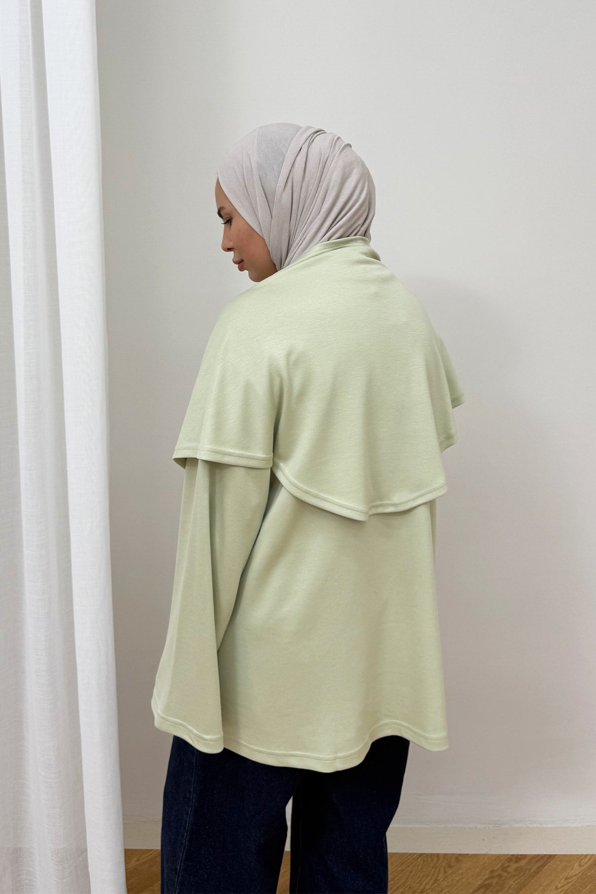 Şal Detaylı Tunik 3-4585