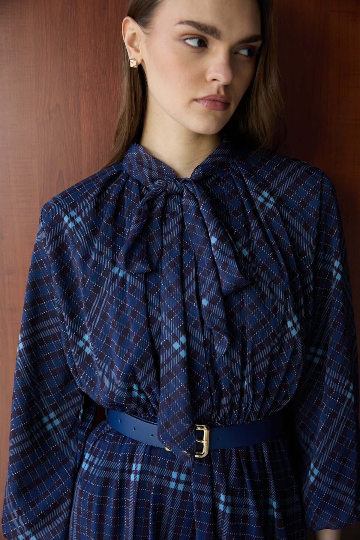 Desenli Elbise 32-2727