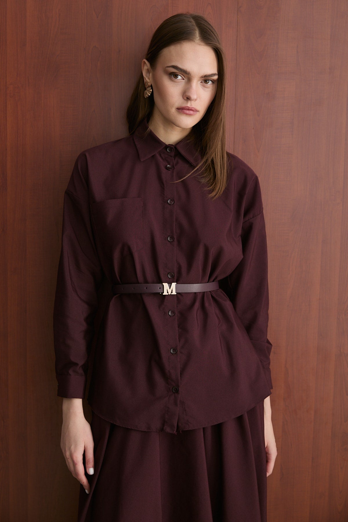 Kemerli Etekli Poplin Takım 32-2603