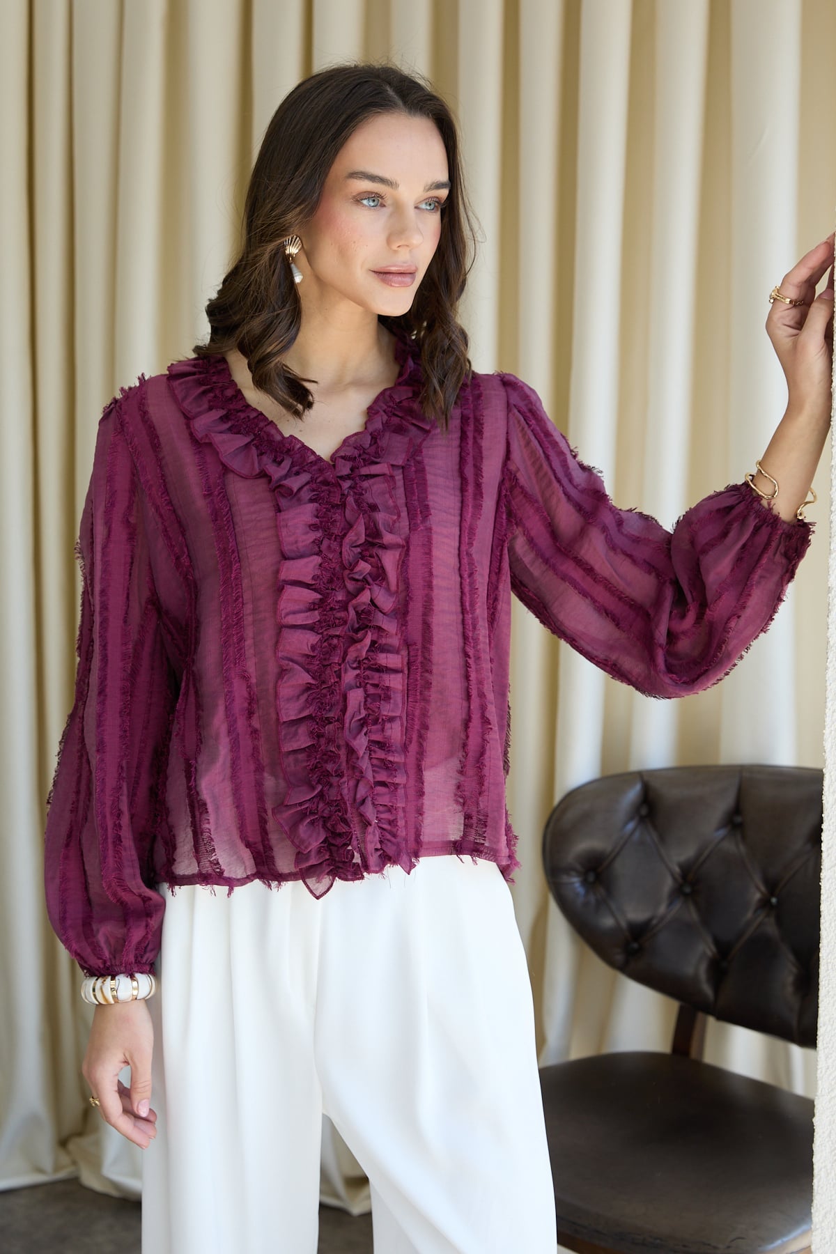 Fırfırlı Tunik 32-2870