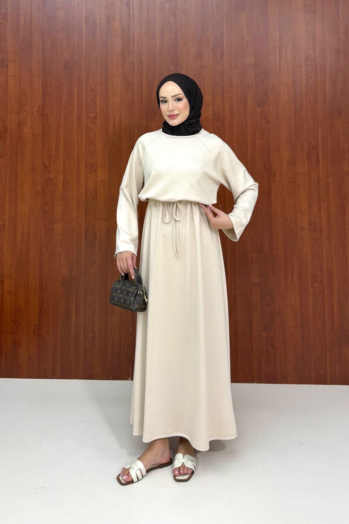 Örme Modal Elbise 68-6600