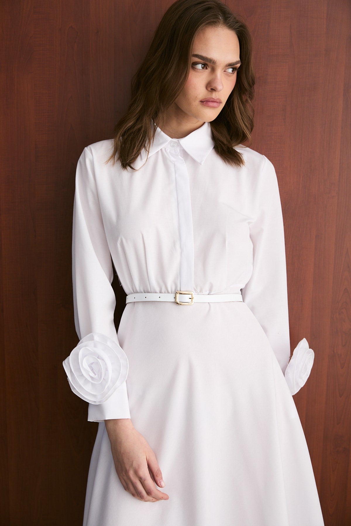 Poplin Elbise 32-2739