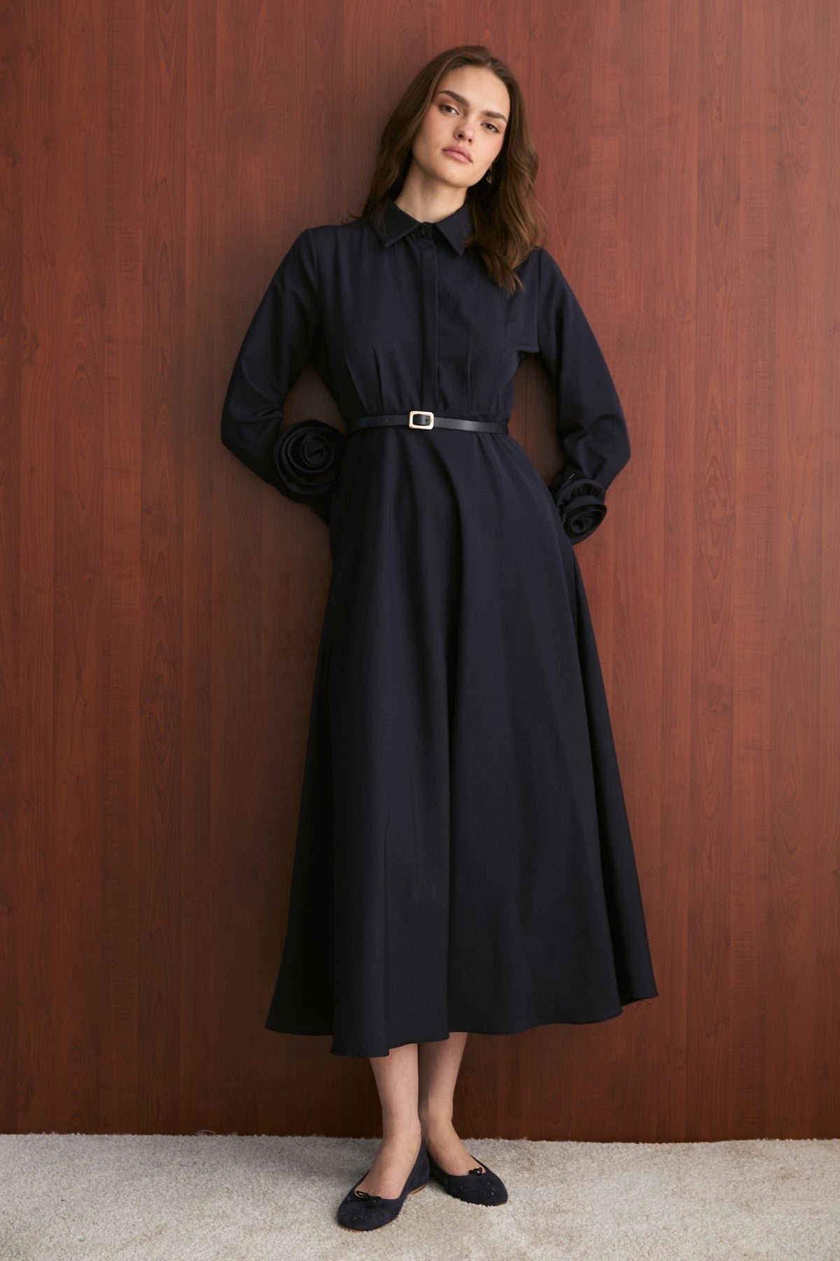 Poplin Elbise 32-2739