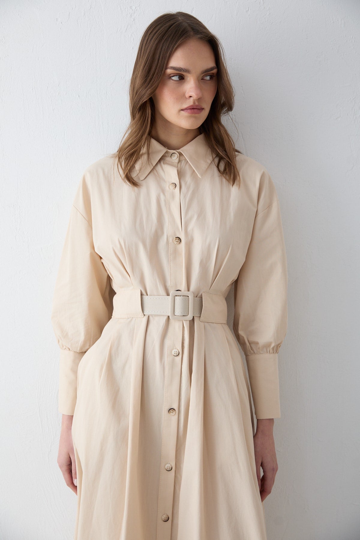 Poplin Elbise 32-2707