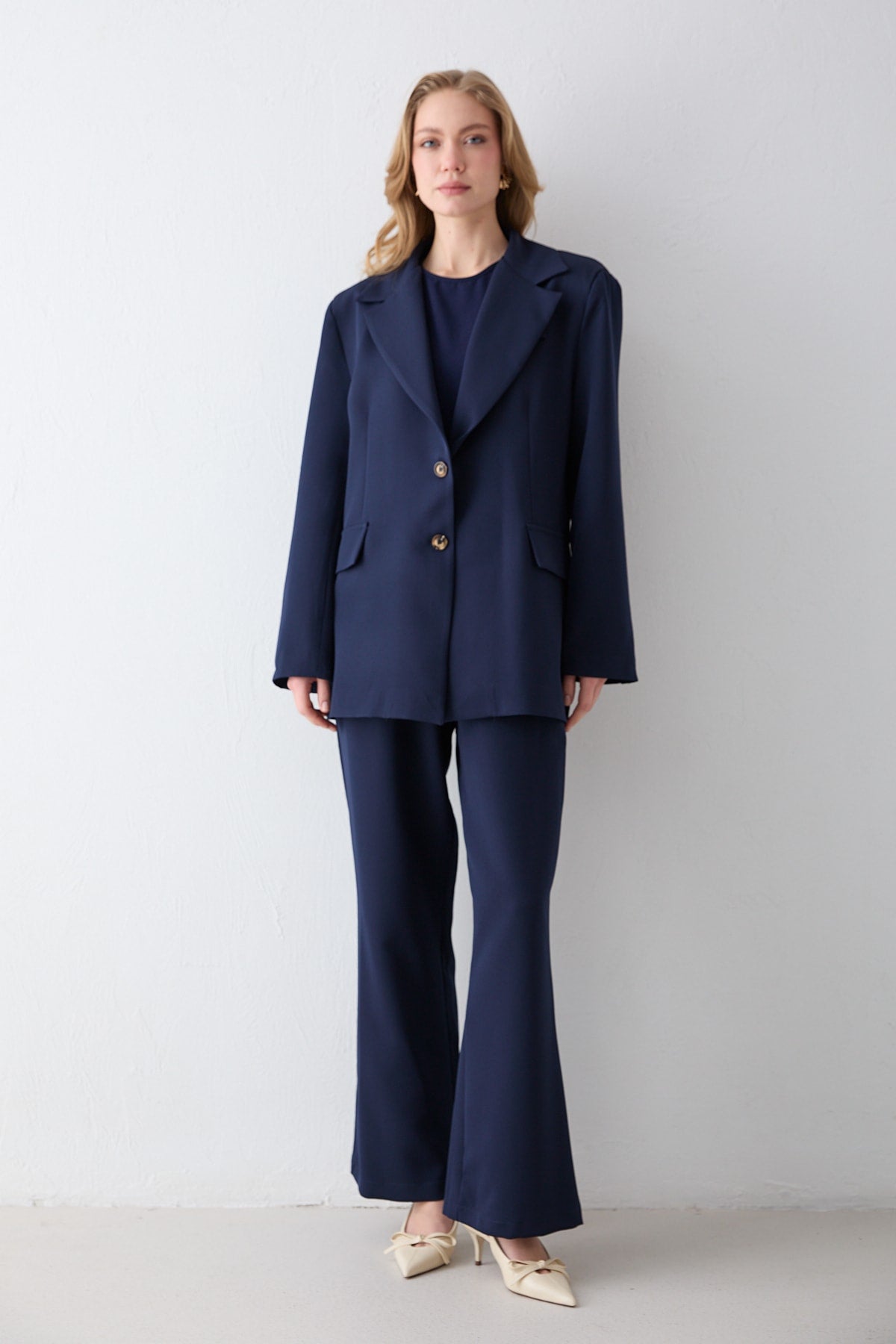 Oversize Ceketli Takım 32-2734