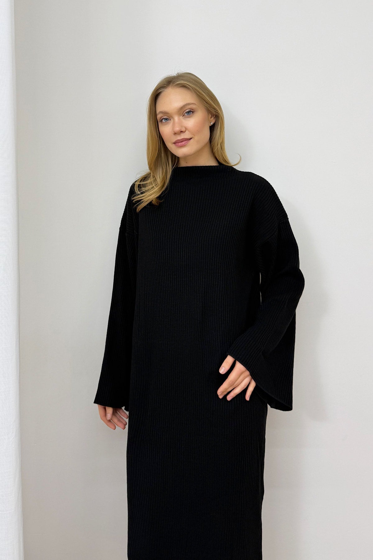 Fitilli Triko Elbise 94-4101