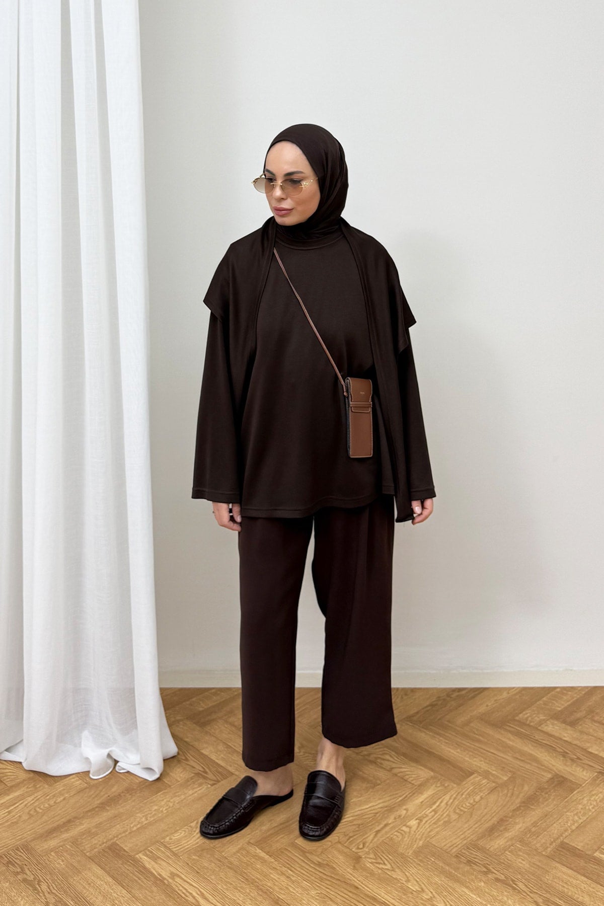Şal Detaylı Tunik 3-4585