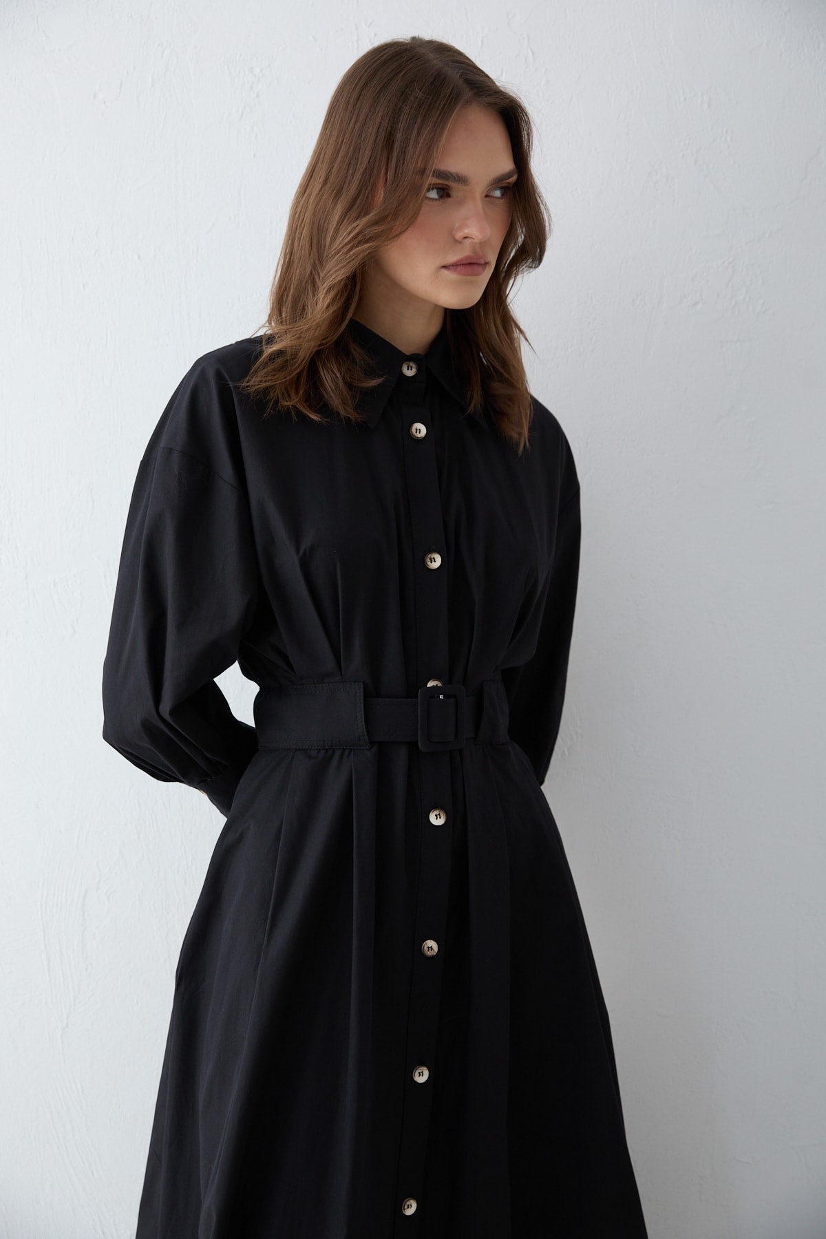 Poplin Elbise 32-2707