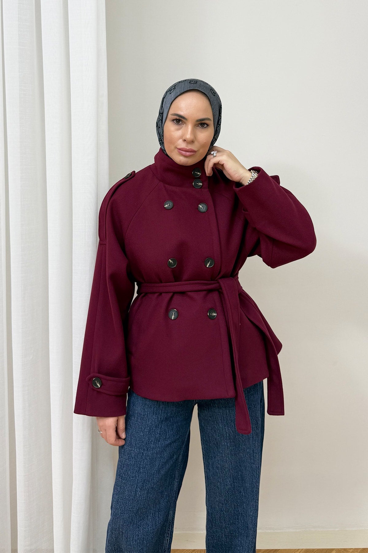 Premium Kaşe Kaban 12-70119