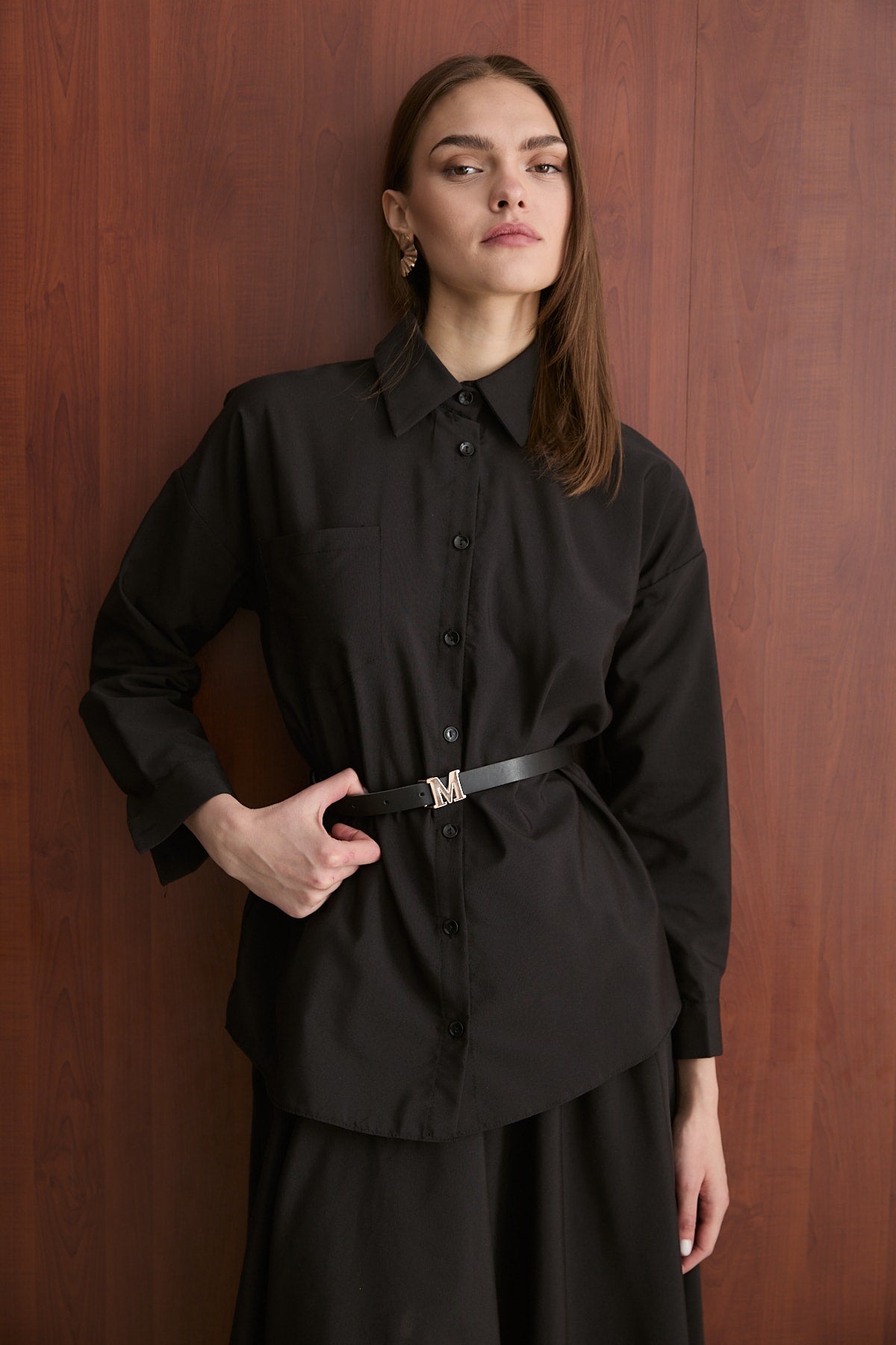 Kemerli Etekli Poplin Takım 32-2603