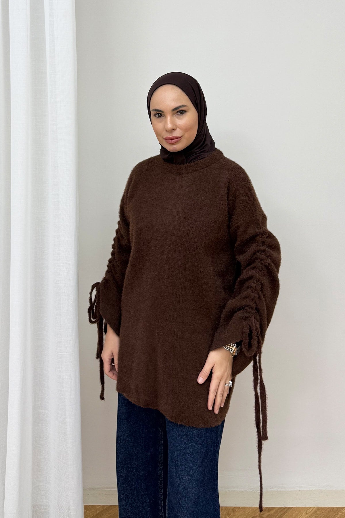 Kolu Bağlamalı Triko Kazak 80-8426