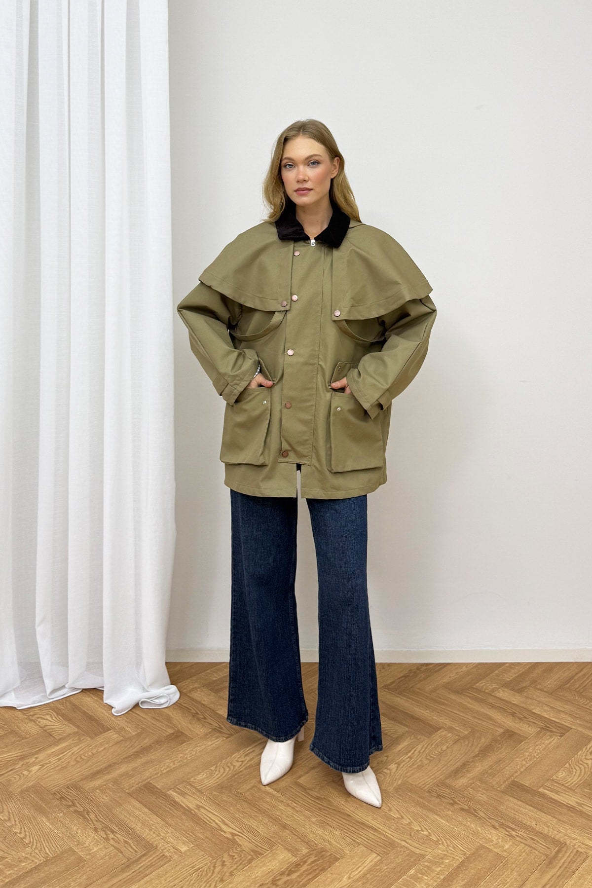 Çıtçıtlı Parka 86-0630