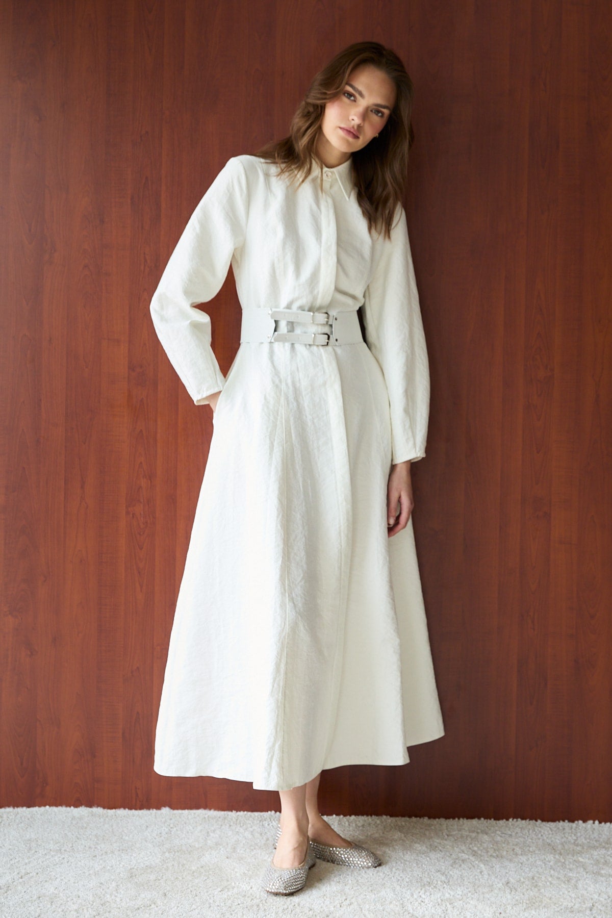 Kemerli Elbise 32-2752