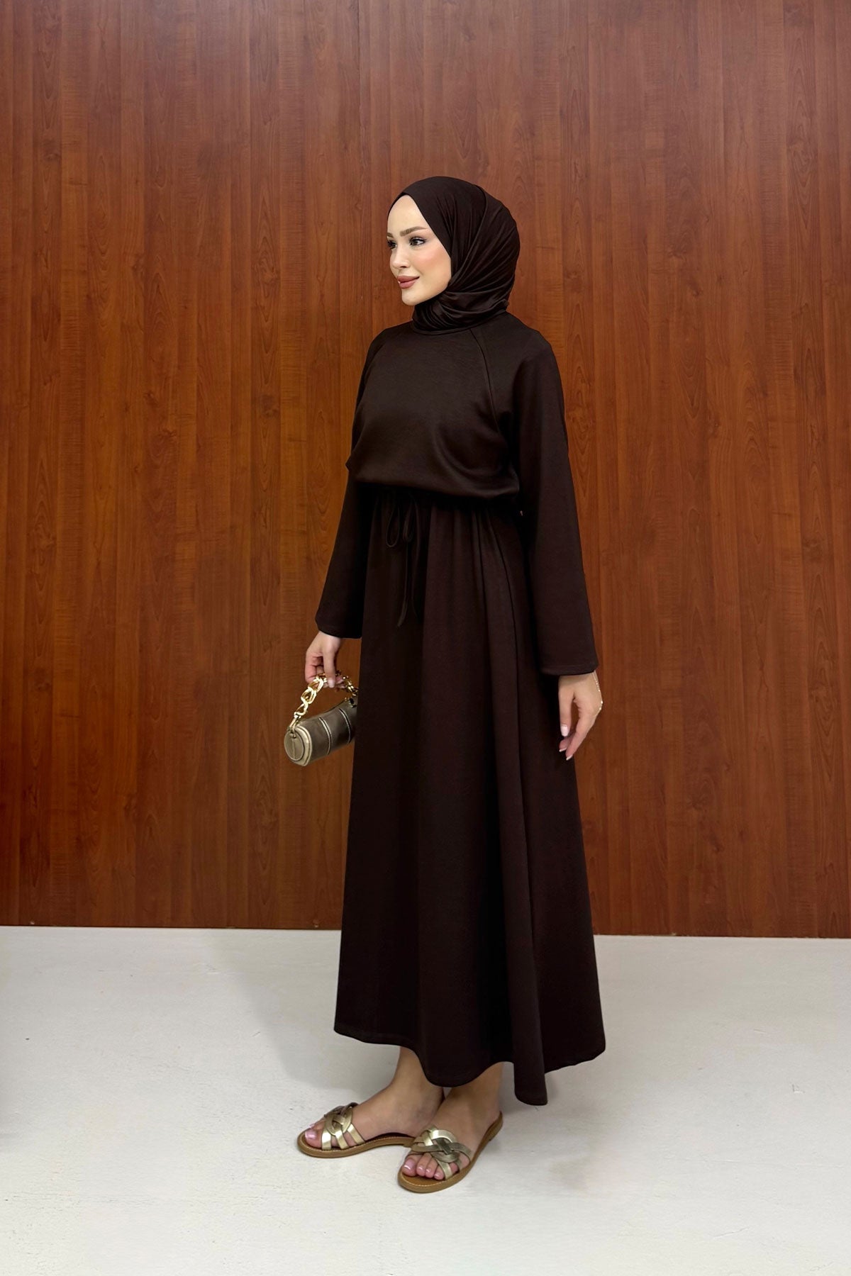 Örme Modal Elbise 68-6600