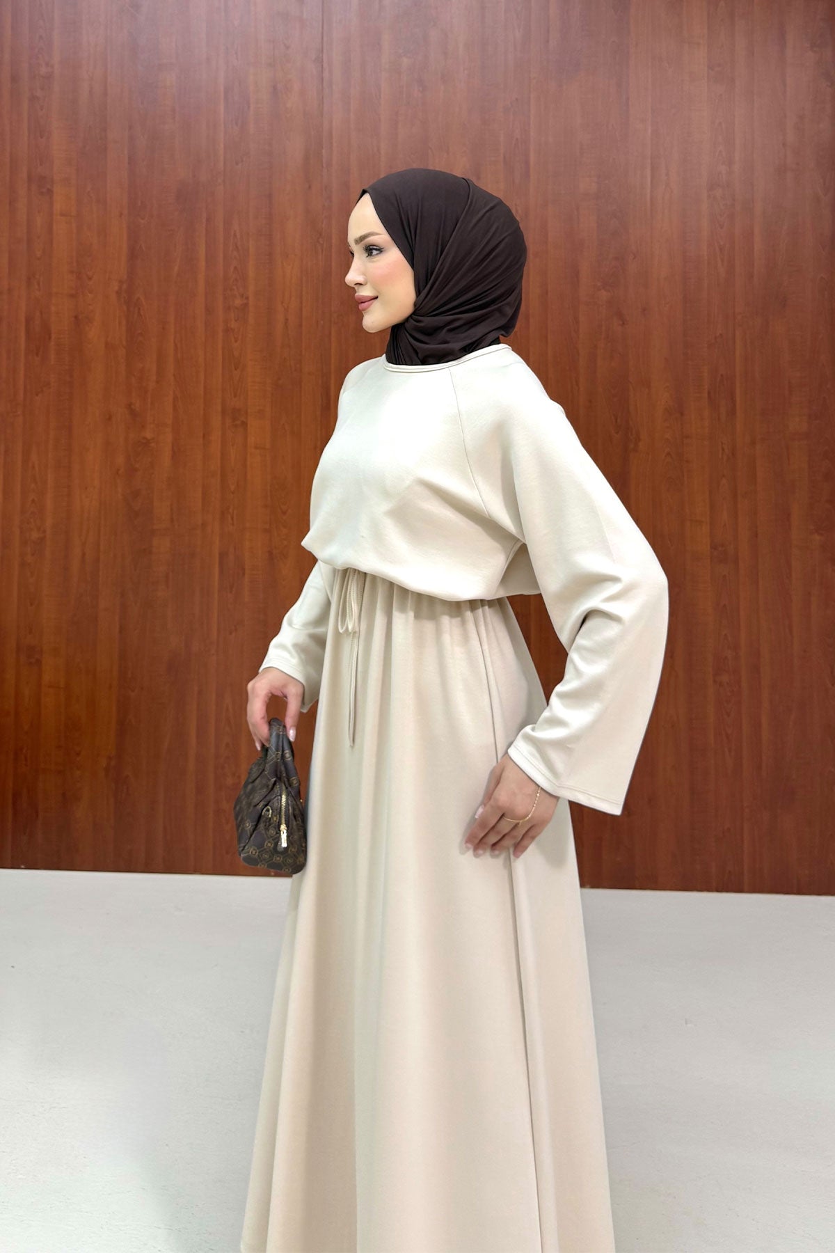 Örme Modal Elbise 68-6600