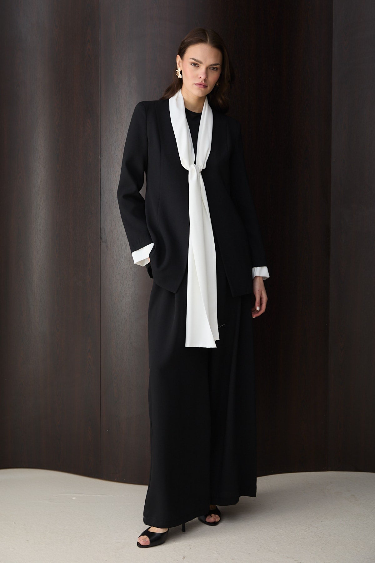 Fularlı Ceket 32-2810