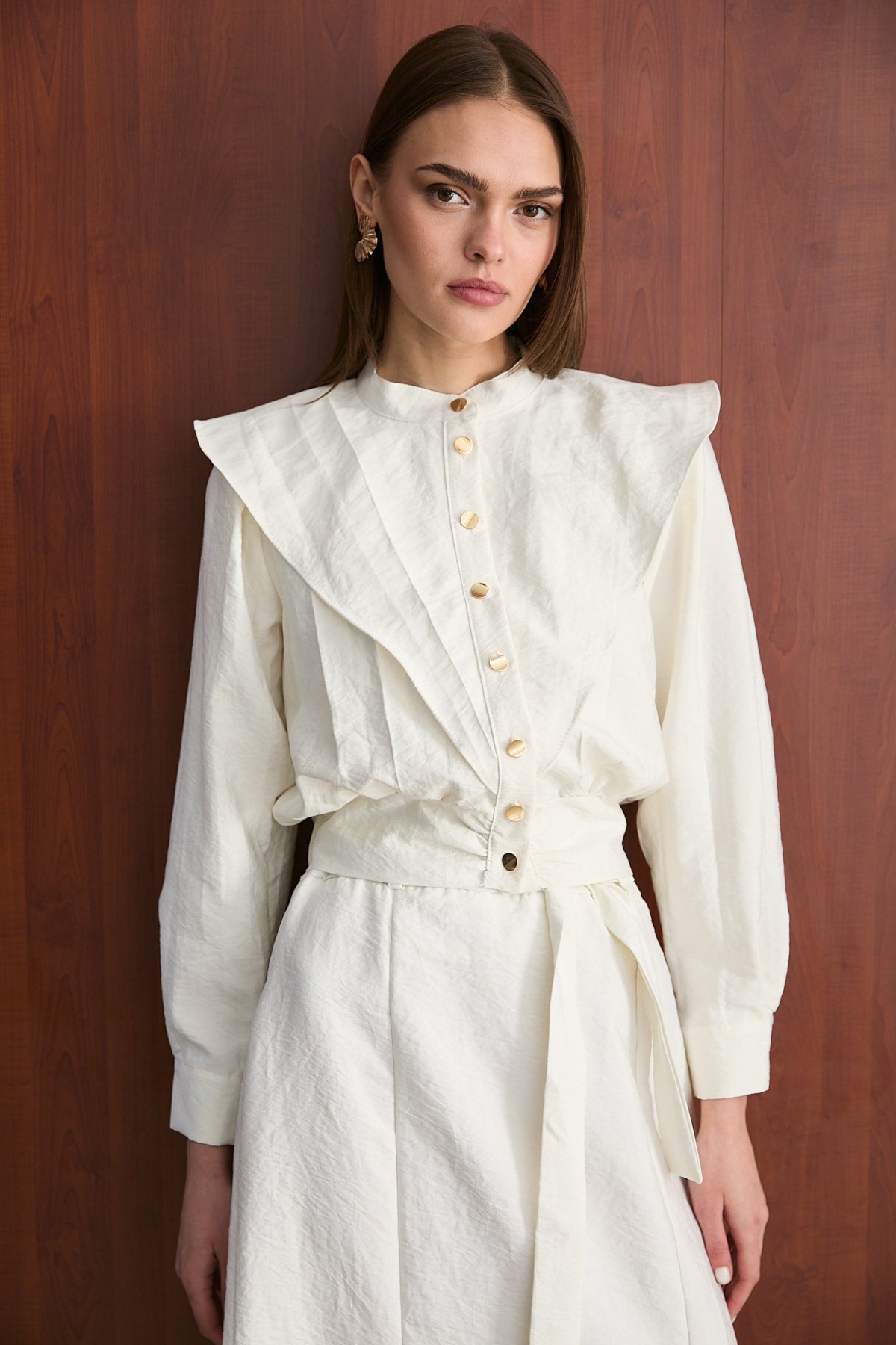 Düğmeli Bomber Ceket 32-2778