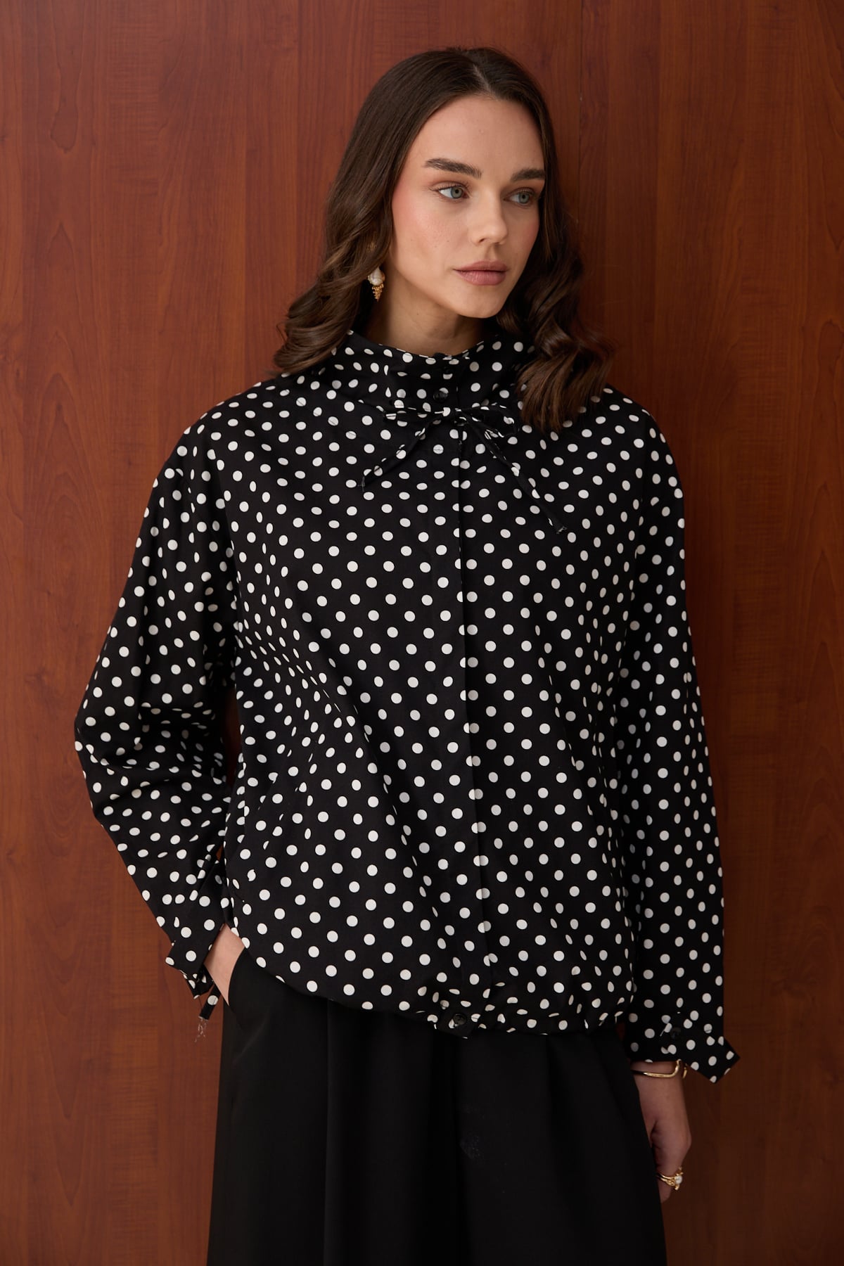 Puantiye Poplin Kap 32-2818