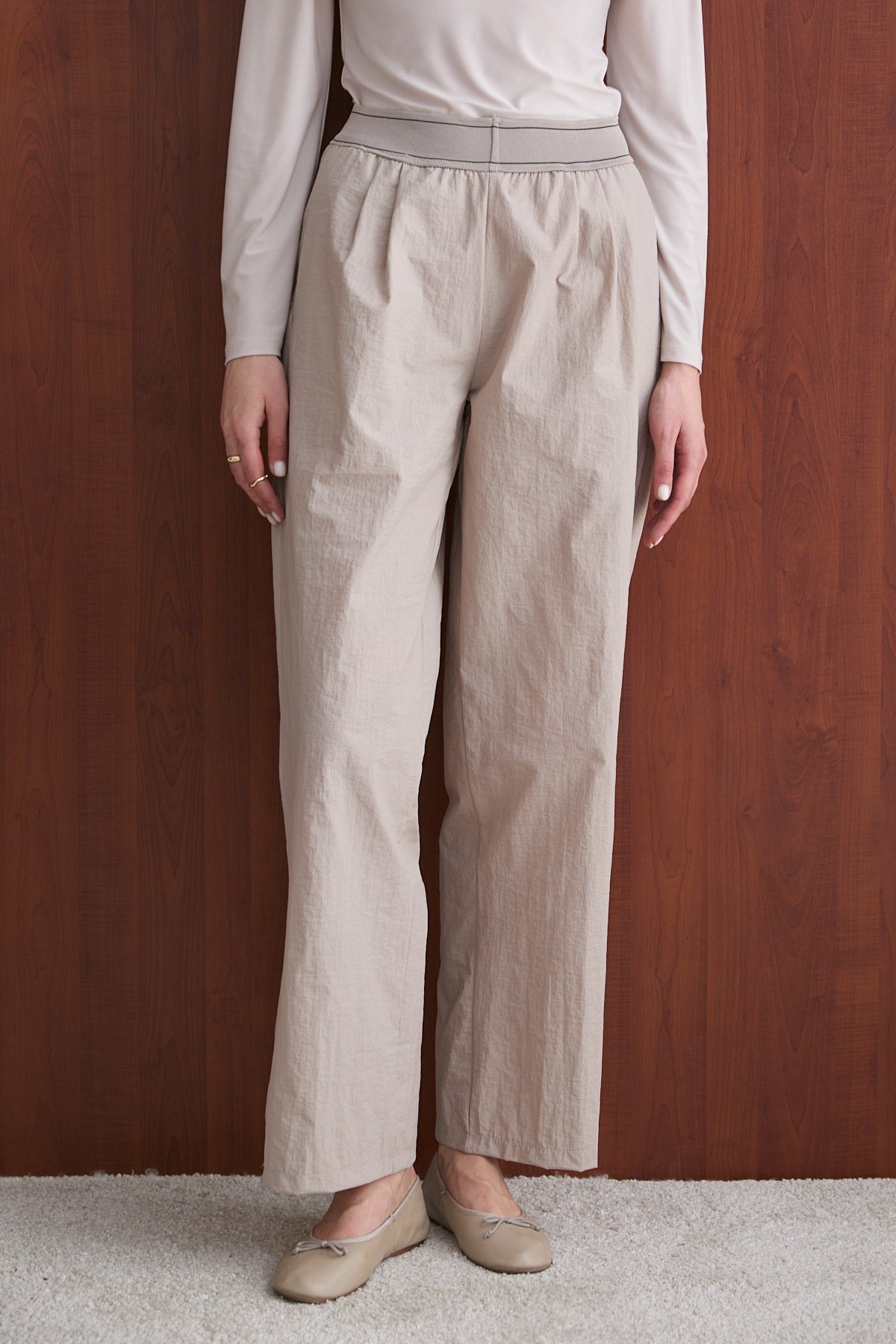 Lastik Detaylı Pantolon 32-2736