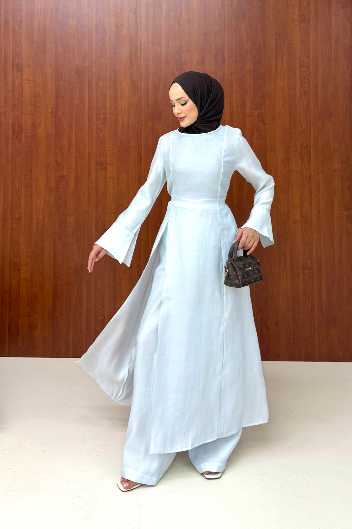 Yırtmaçlı Tunikli Takım 84-6095