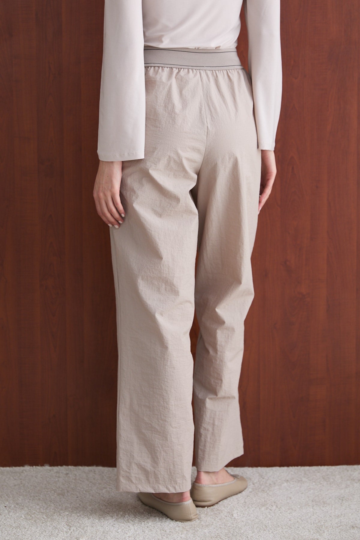 Lastik Detaylı Pantolon 32-2736