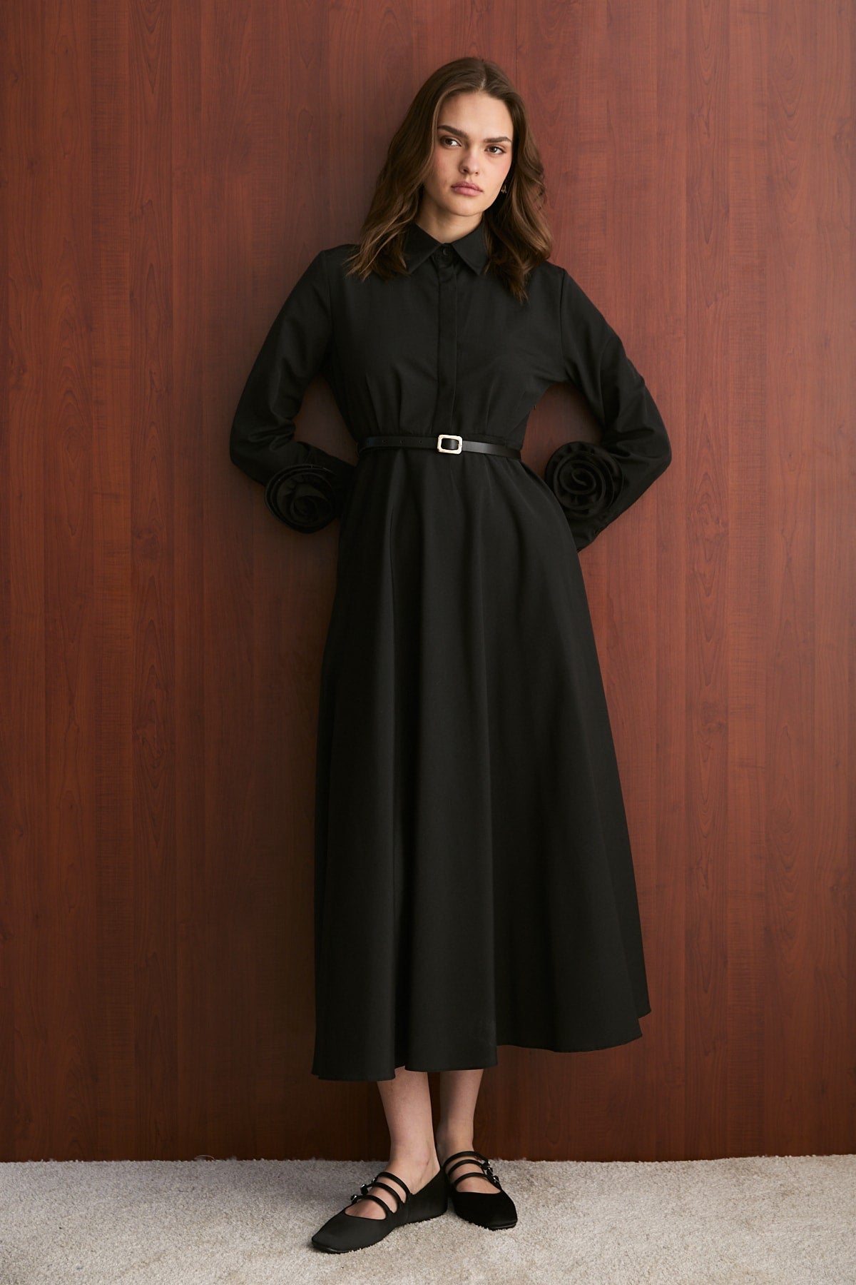 Poplin Elbise 32-2739