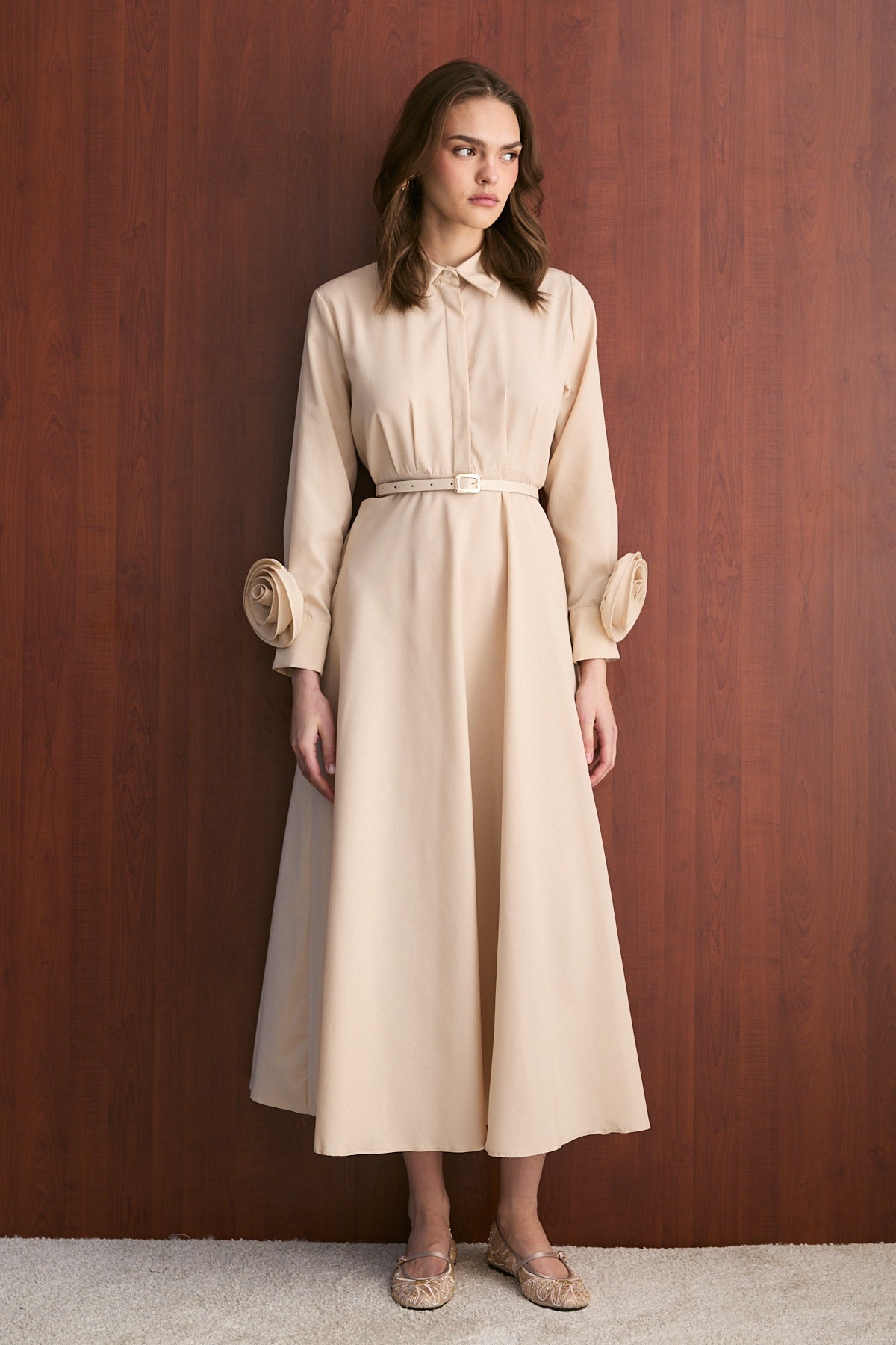 Poplin Elbise 32-2739