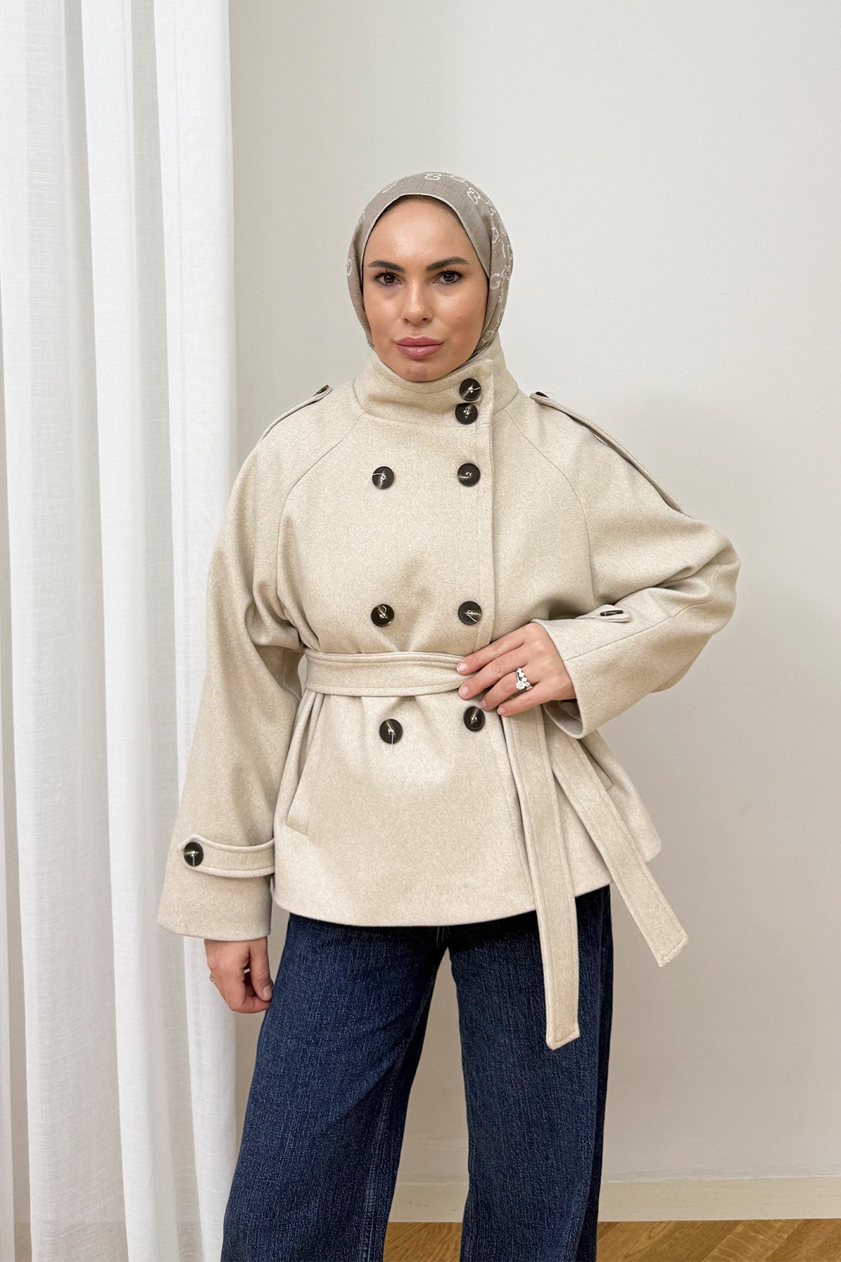 Premium Kaşe Kaban 12-70119