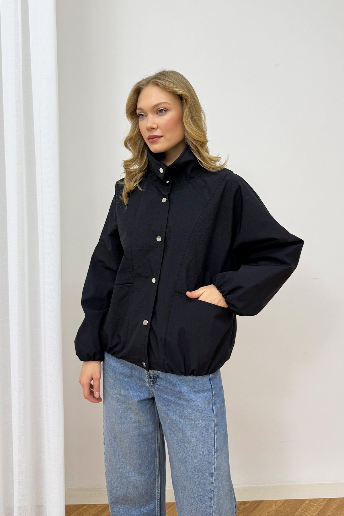 Çıtçıtlı Bomber Ceket 12-70207
