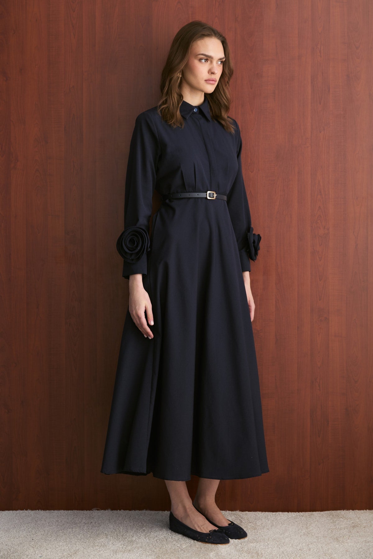 Poplin Elbise 32-2739