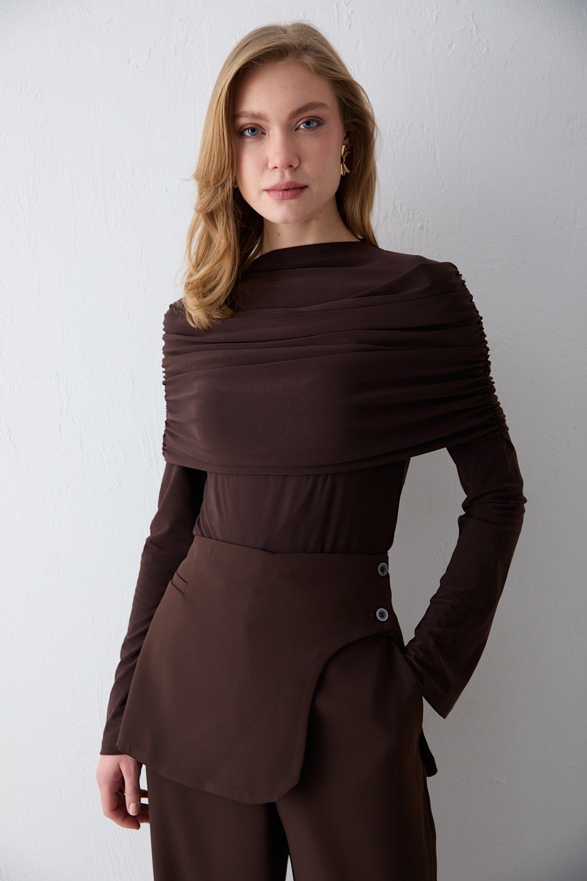 Korsaj Detaylı Pantolon 32-2702