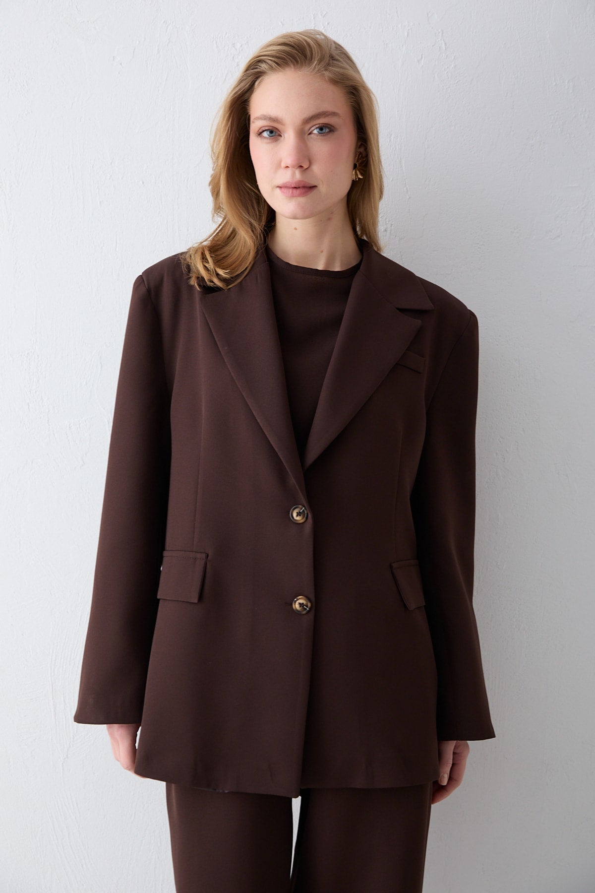 Oversize Ceketli Takım 32-2734