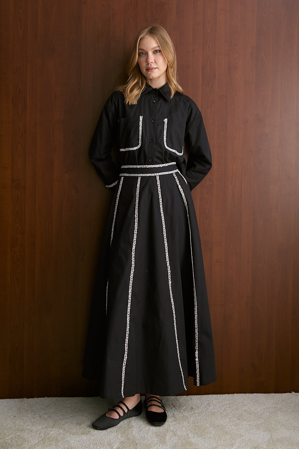 Poplin Etekli Takım 32-2607