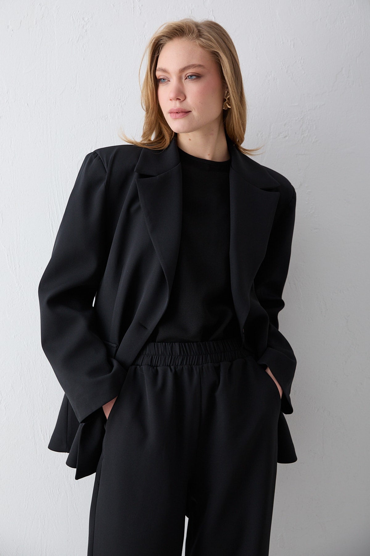 Oversize Ceketli Takım 32-2734