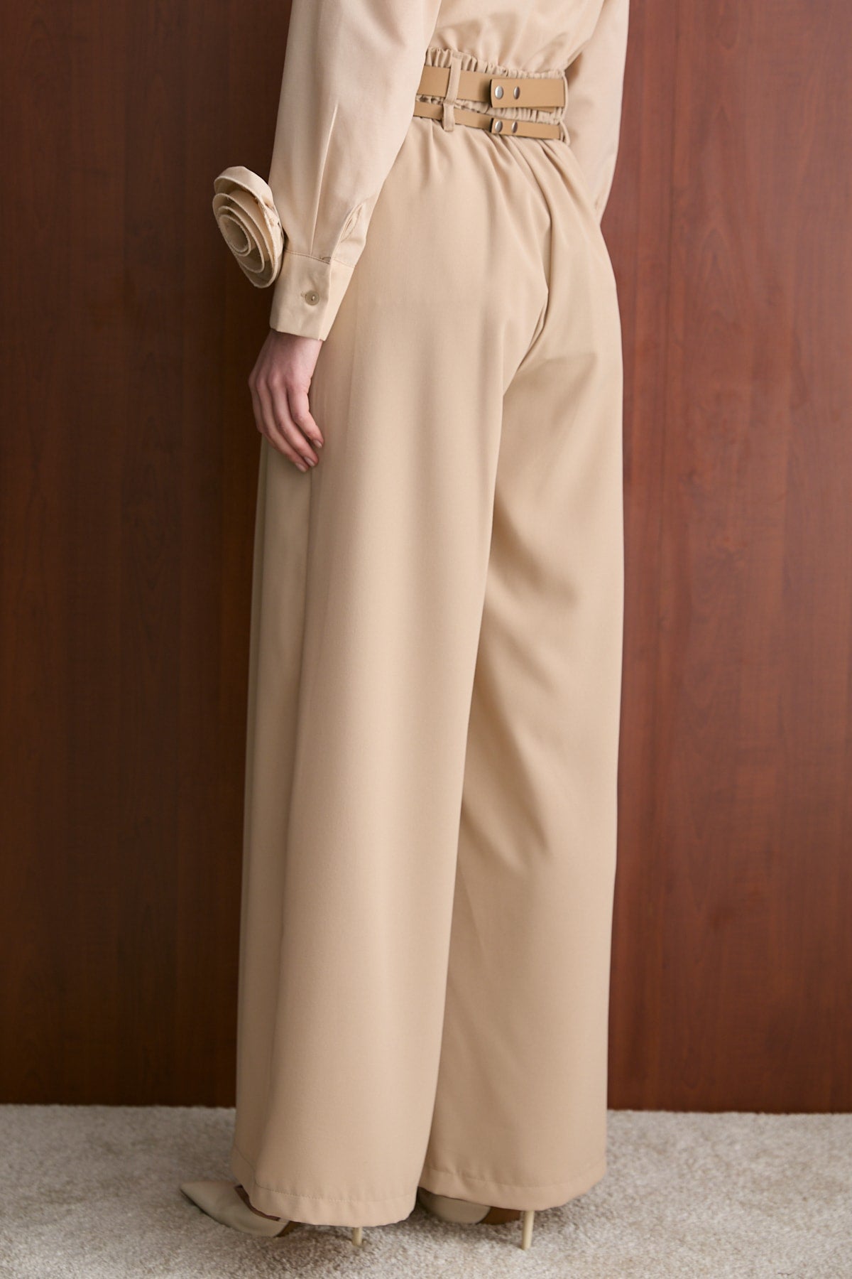 Çift Kemerli Pantolon 32-2740