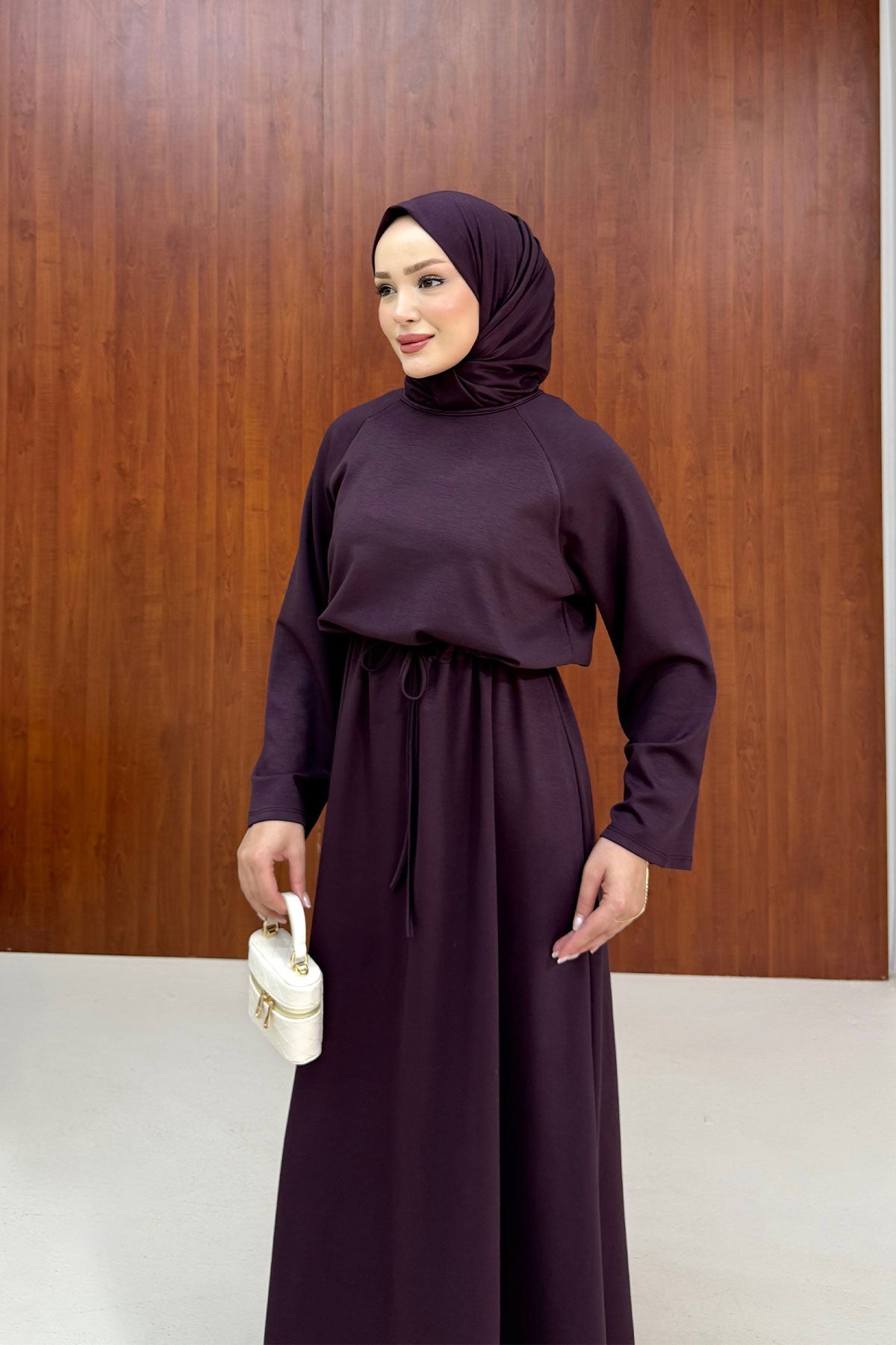 Örme Modal Elbise 68-6600
