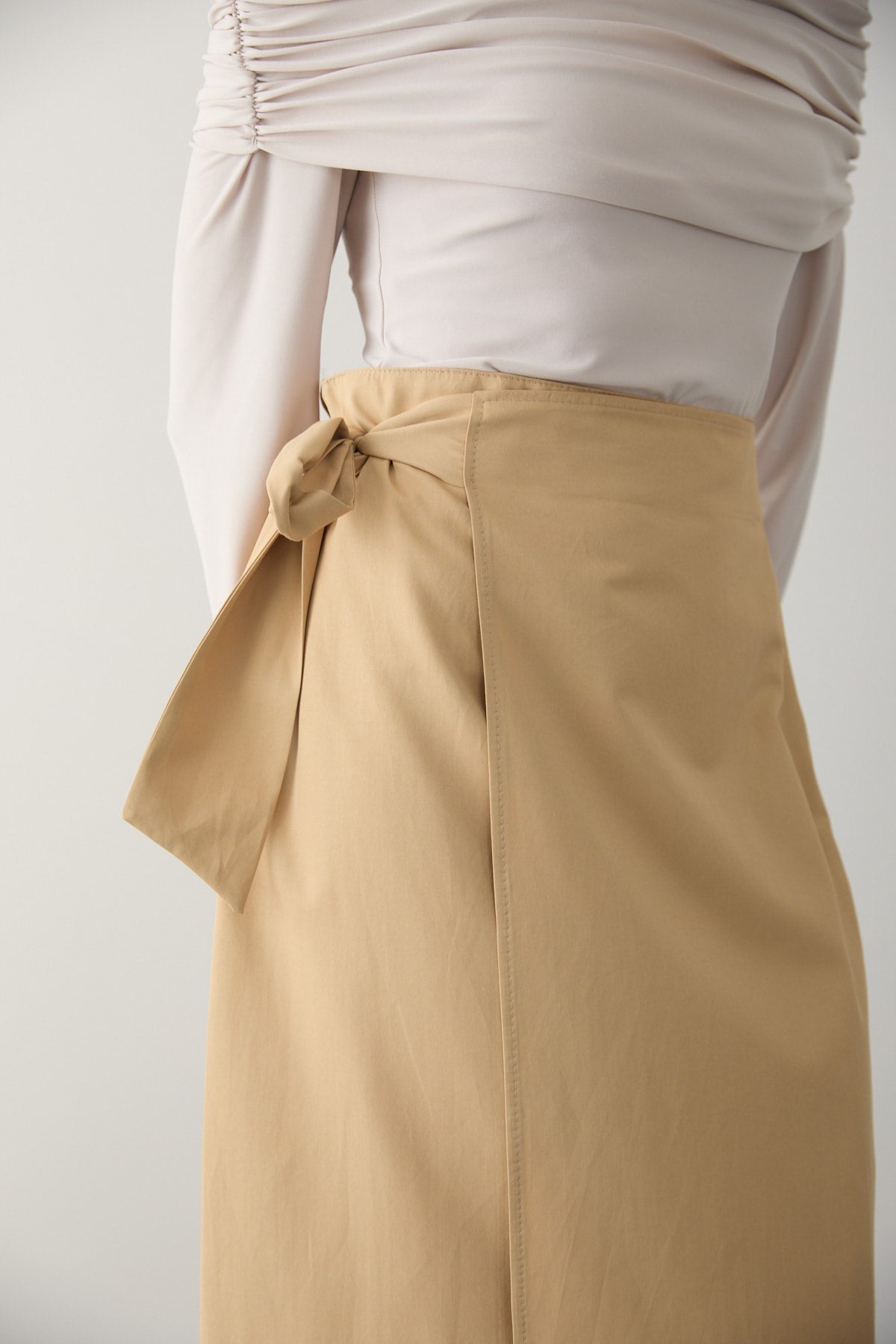 Poplin Bağlamalı Etek 32-2874