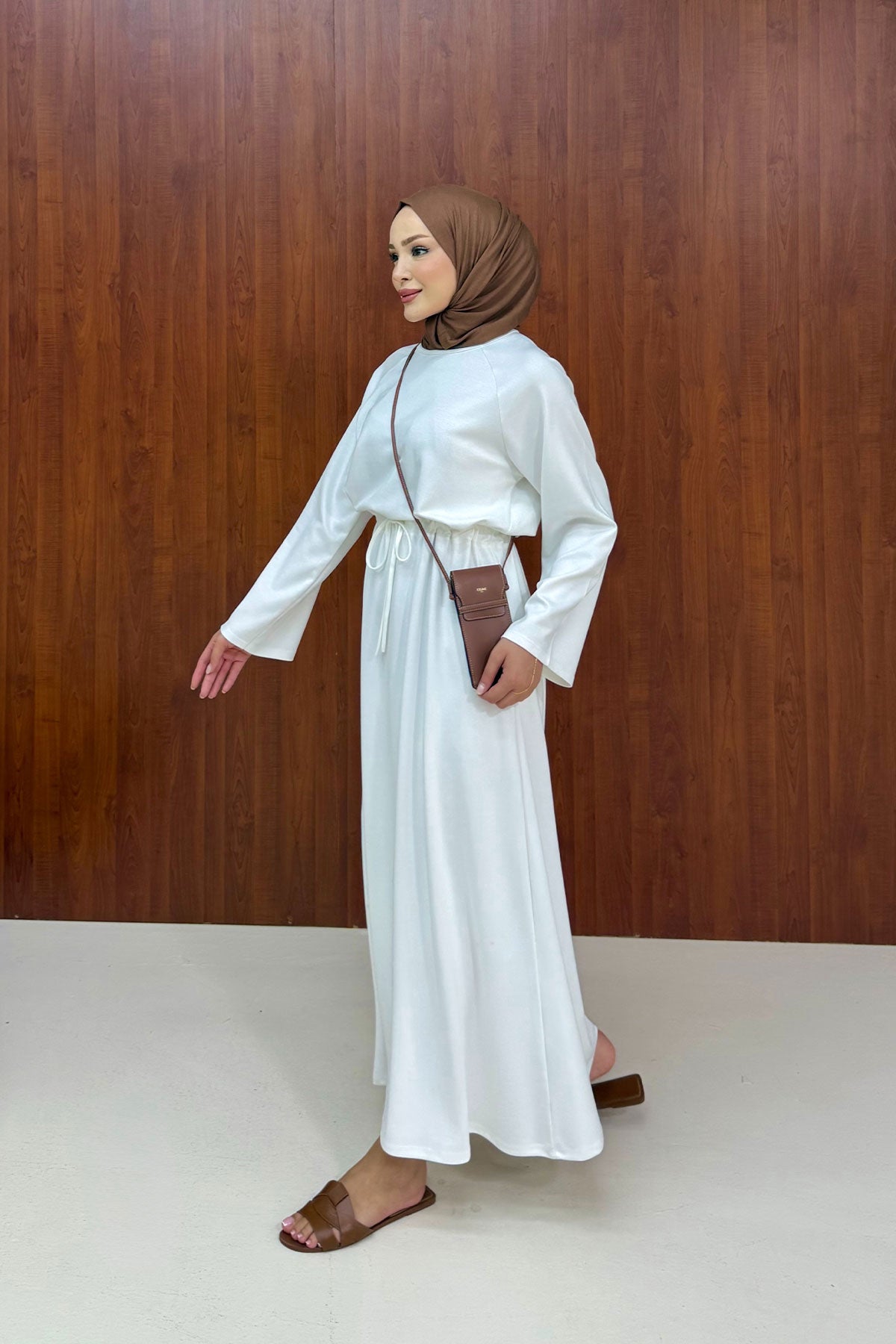 Örme Modal Elbise 68-6600