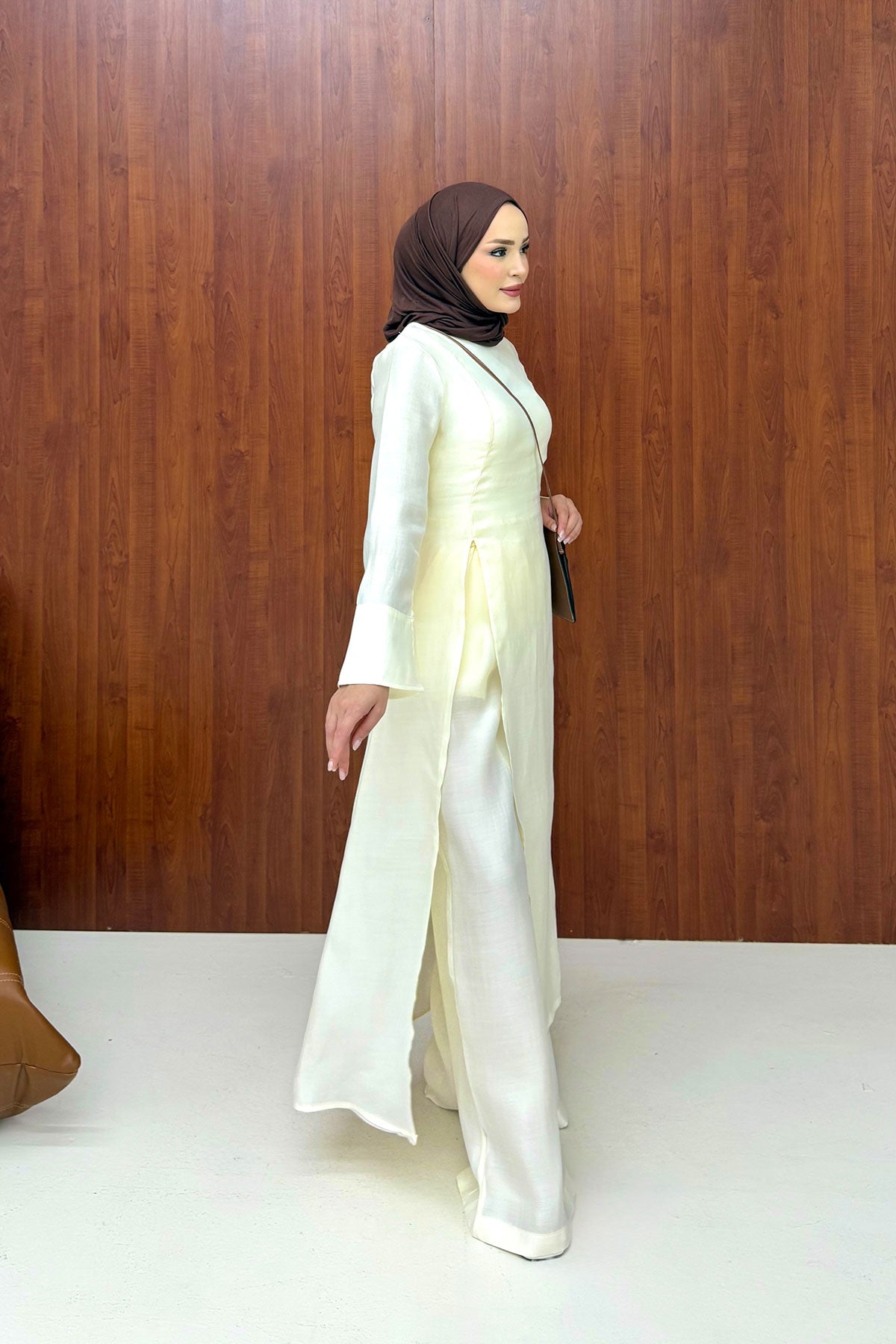 Yırtmaçlı Tunikli Takım 84-6095