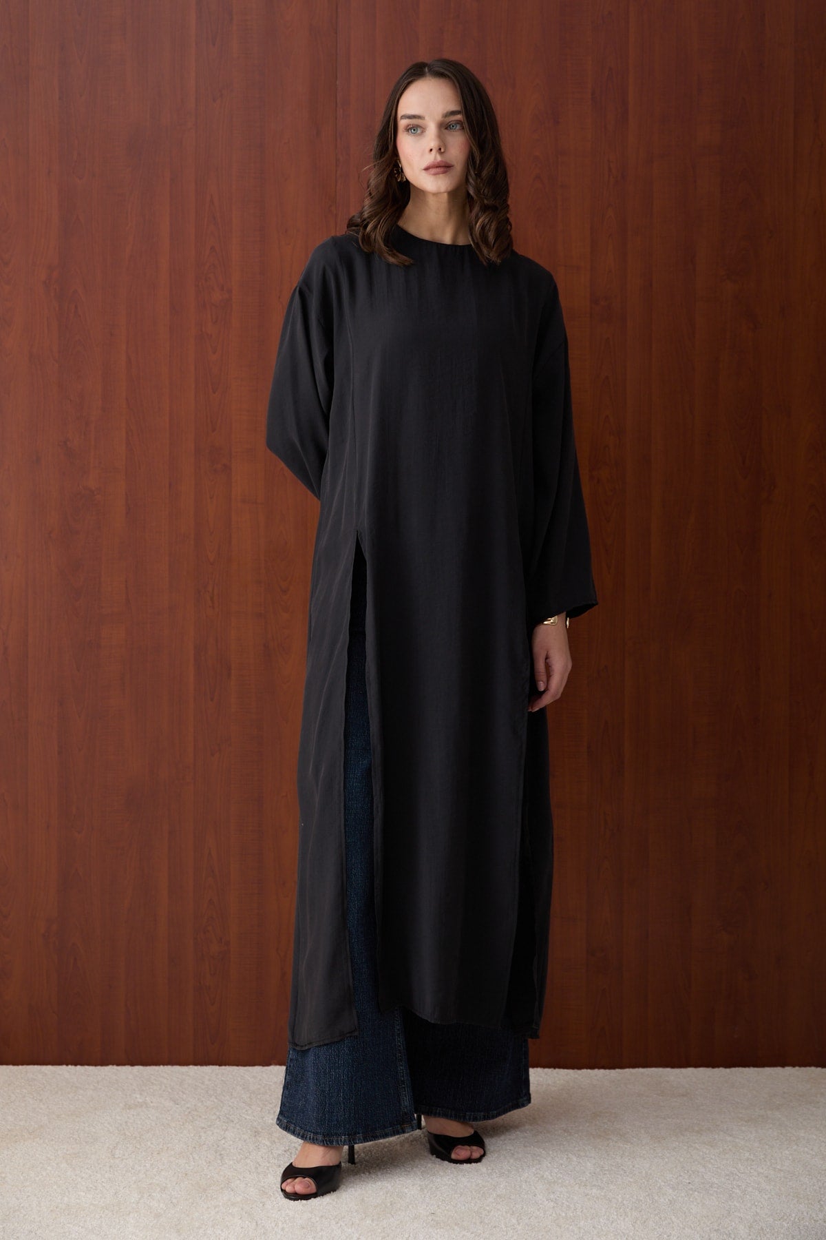 Yırtmaçlı Modal Tunik 32-2880