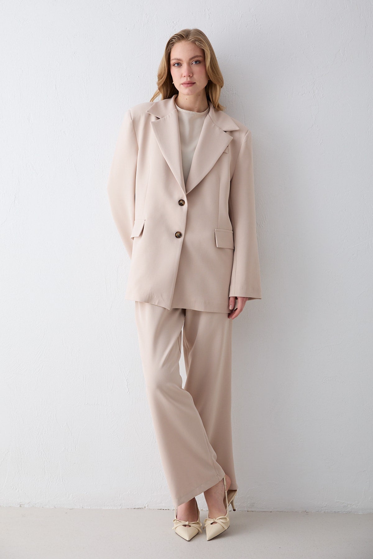 Oversize Ceketli Takım 32-2734
