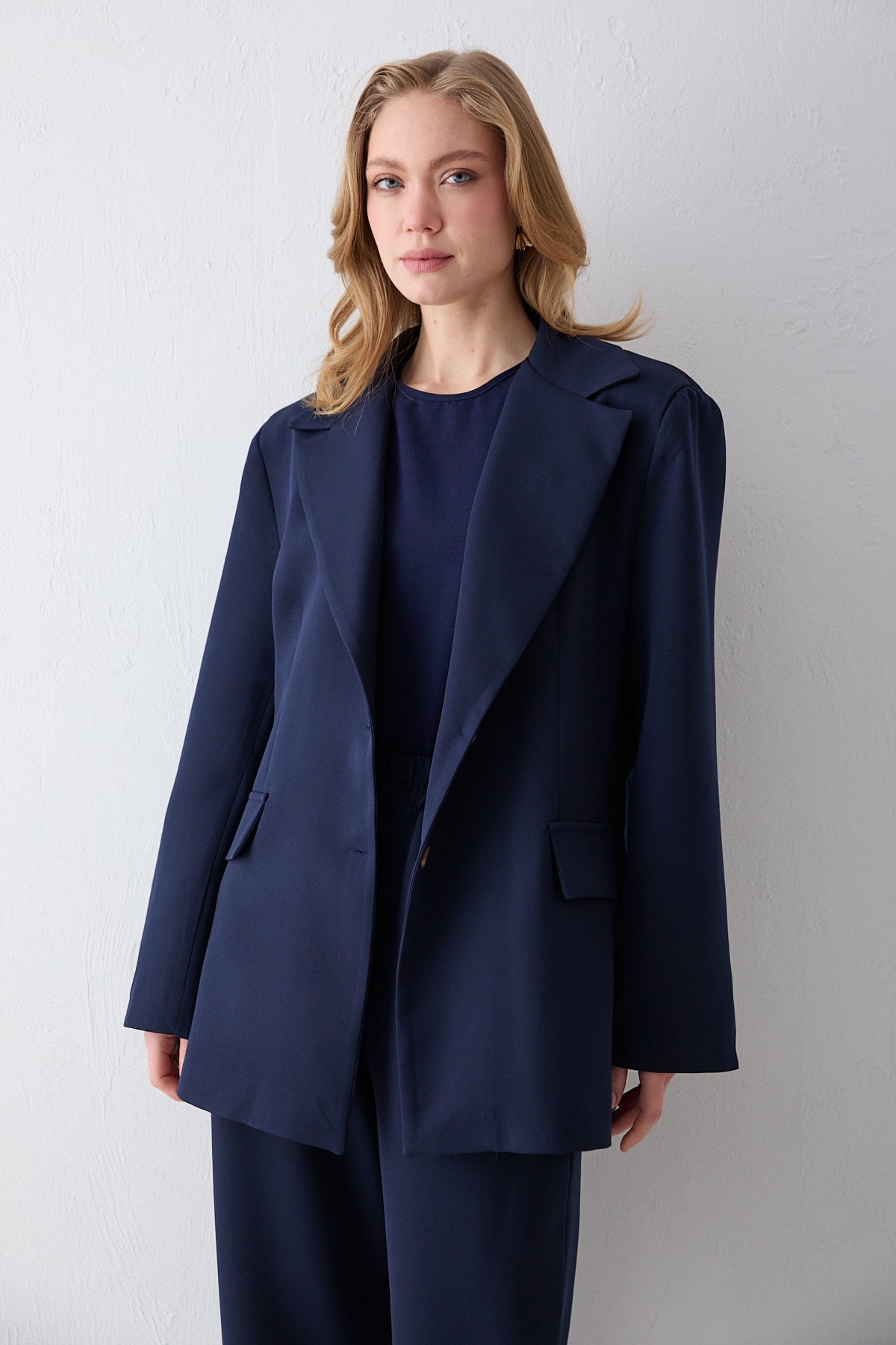 Oversize Ceketli Takım 32-2734