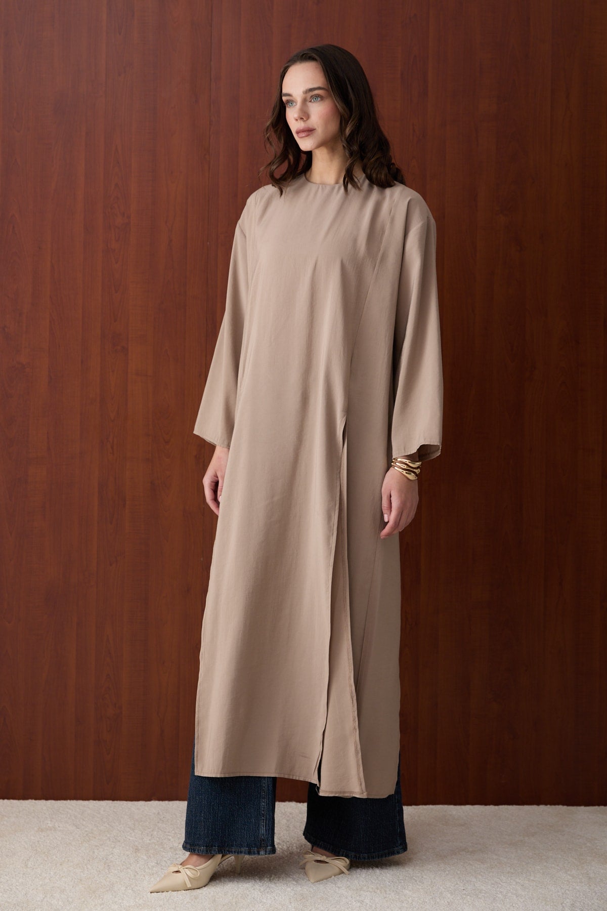 Yırtmaçlı Modal Tunik 32-2880