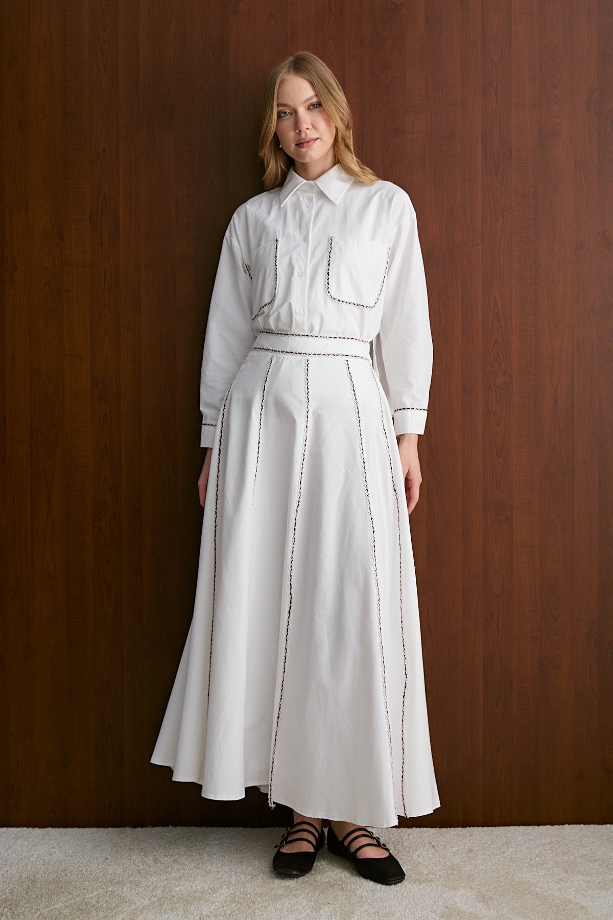 Poplin Etekli Takım 32-2607