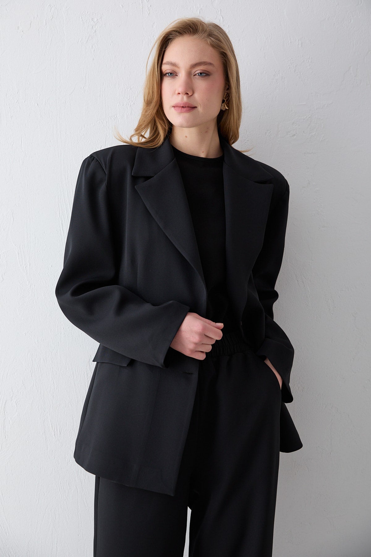 Oversize Ceketli Takım 32-2734